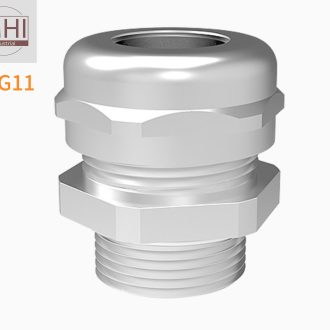 Ốc siết cố định cáp điện bằng đồng mạ nicken PG11 DDL-PG11M